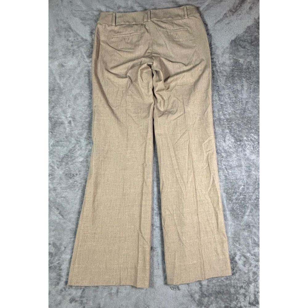 Ann Taylor LOFT Marisa Trouser Tan Khaki Wide Leg Dress Pants Size 4 - Picture 9 of 11
